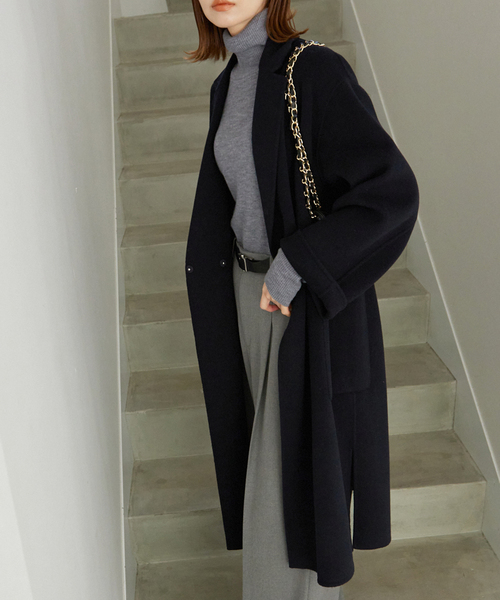 SLOBE IENA（スローブイエナ）の「HAMILTONダブルフェイスウールロング