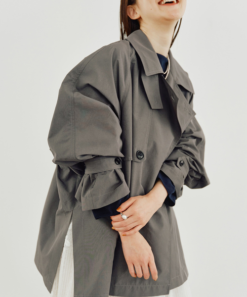 IENA（イエナ）の「Peポプリンオーバーショートコート（その他アウター