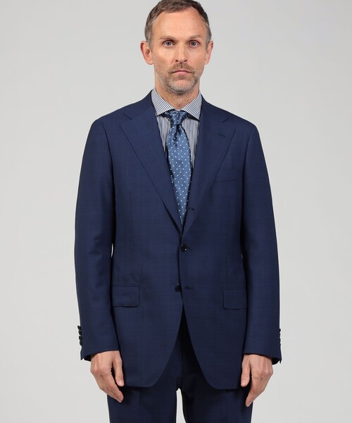 セール】ウール シングルブレステッド3Bスーツ Ermenezild Zegna