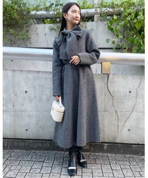 CELFORD（セルフォード）の「ストール付きリバードレスコート（ノー