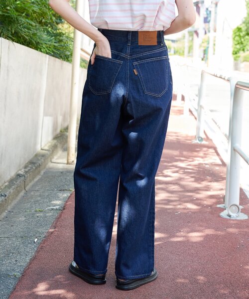 追加3 ULTライトデニムハイライズルーズ5PKT（デニムパンツ）｜OUTDOOR