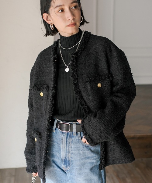 RIVE DROITE（リヴドロワ）の「ツイードオーバージャケット（その他