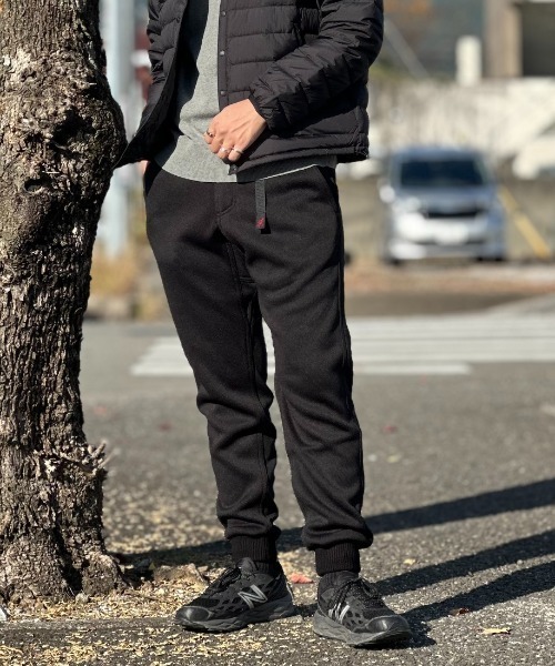 GRAMICCI/グラミチ] ボンディングニットフリース ナローリブパンツ