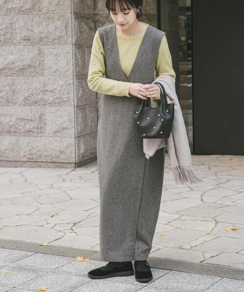 セール】ゴマツイードジャンパースカート（ワンピース）｜ITEMS