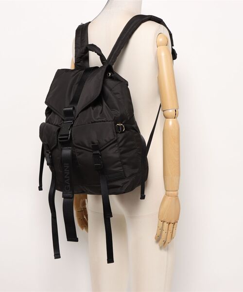 GANNI(ガニー)】Recycled Tech Backpack（バックパック/リュック