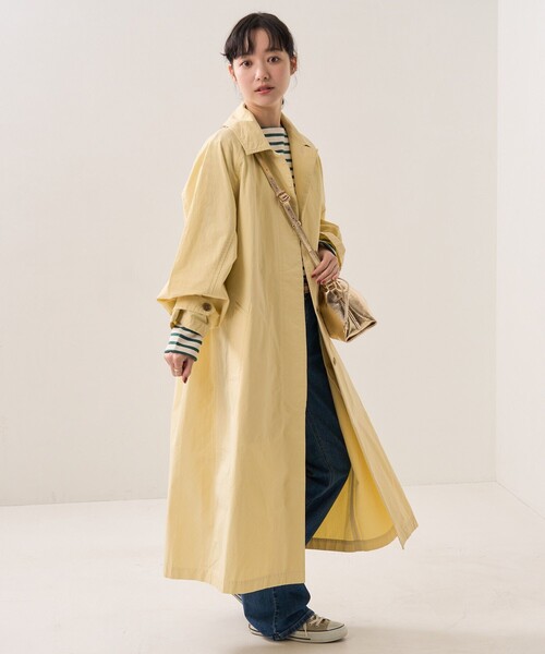 セール】vintage likeステンカラーコート（ステンカラーコート