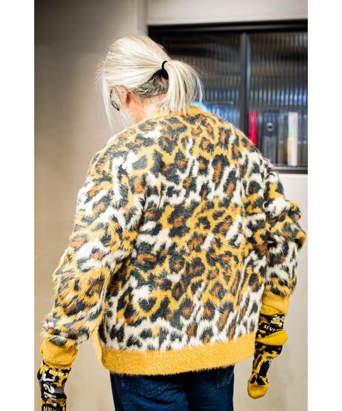 SEVESKIG（セヴシグ）の「SEVESKIG/セヴシグ/レオパードカーディガン