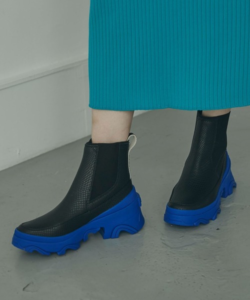 新品 SORELソレル チェルシーブーツ サイドゴアブーツ ウォータープルーフ レヴェルロード チェルシーウォータープルーフ(22.5 Tobacco Black