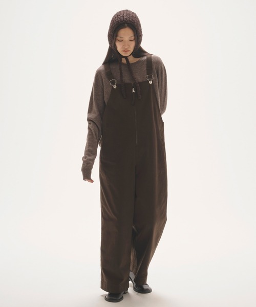 セール】Frontzip Twill Salopette（サロペット/オーバーオール