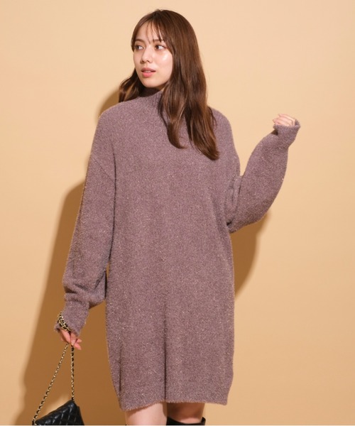 Mystrada（マイストラーダ）の「ラメニットミニワンピース（ワンピース