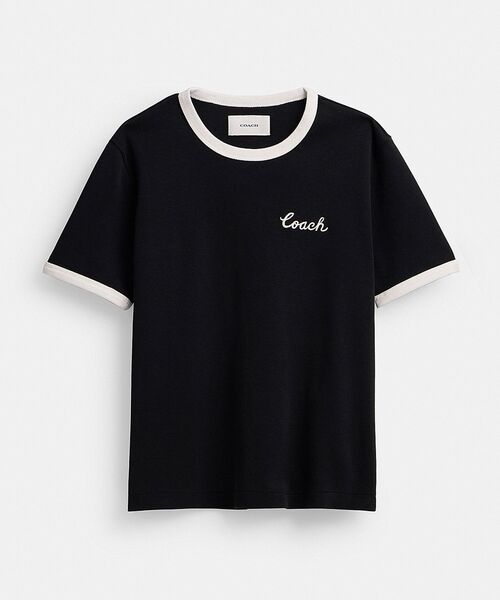 シグネチャー リンガー Tシャツ（Tシャツ/カットソー）｜COACH（コーチ
