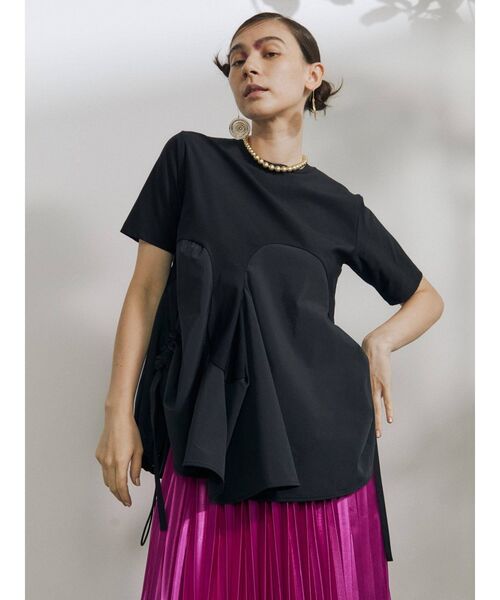 UN3D.（アンスリード）の「ウェーブラインTシャツ（Tシャツ/カットソー