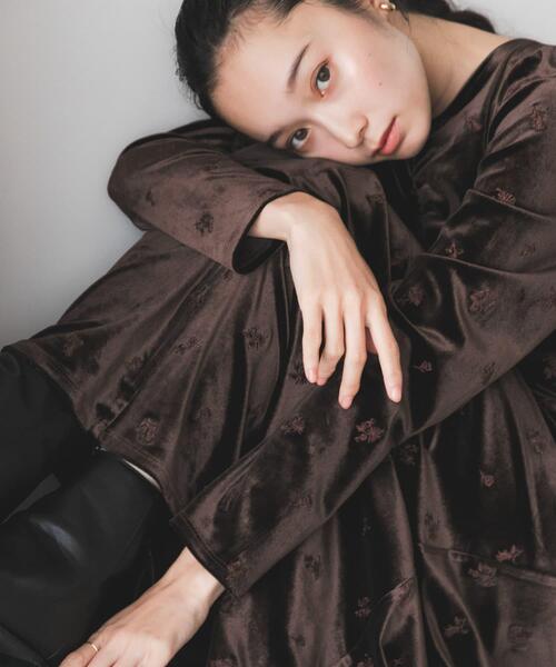 ベロアシャーリングドレス（ワンピース）｜KBF（ケイビーエフ）の