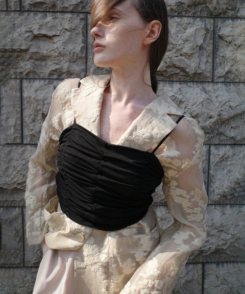 セール】SHIRRING CAMI TOPS（キャミソール）｜CLANE（クラネ）の