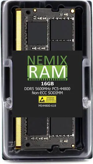 Kingston 16GB 5600MT/s DDR5 Non-ECC CL46 SODIMM 1Rx8 - Newegg.com
