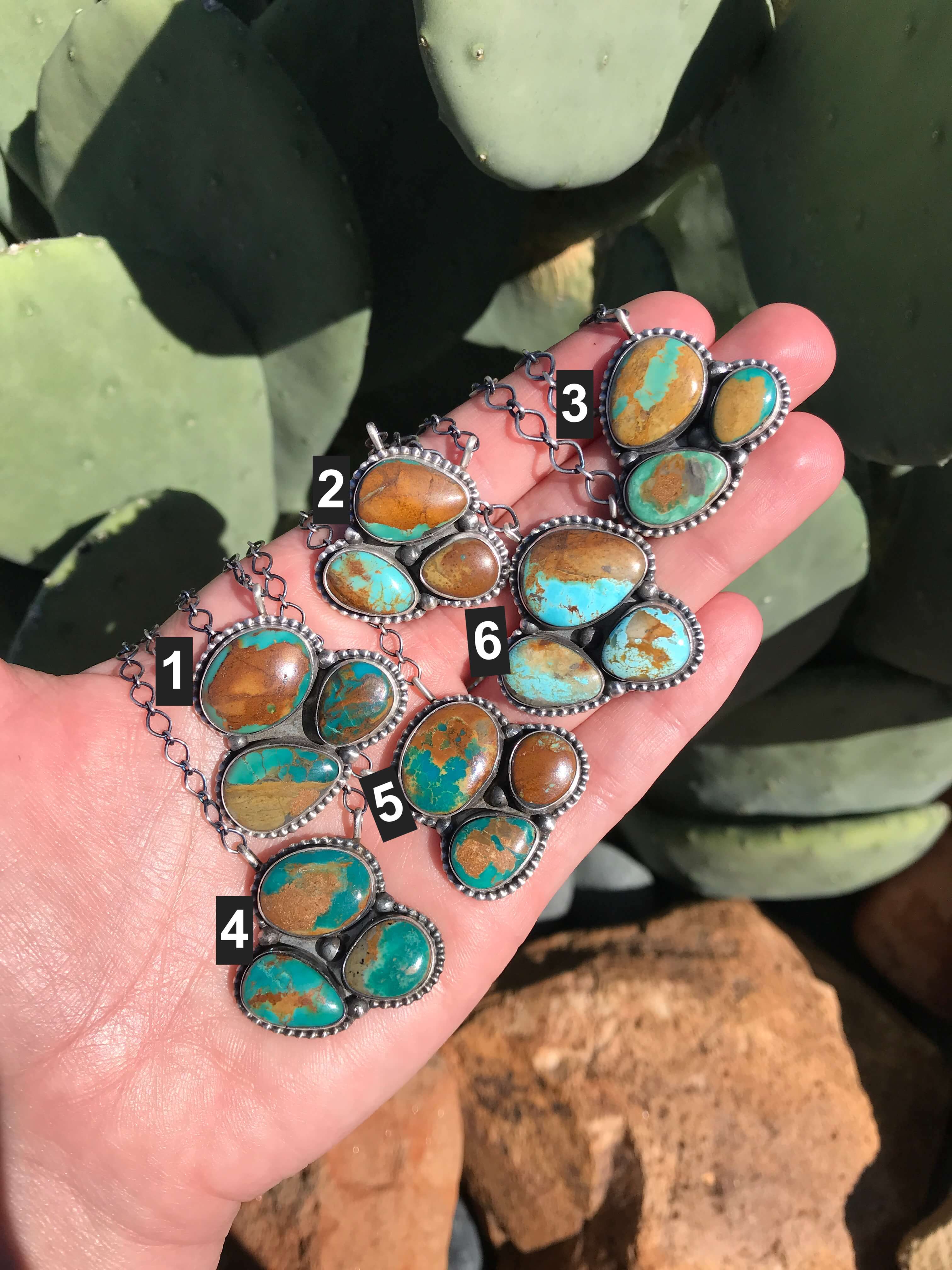 The Opelika Turquoise Necklaces – Calli Co. Silver