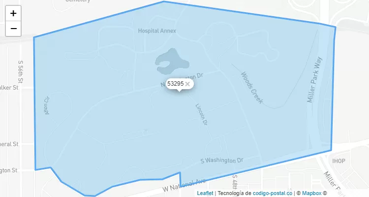 53295 ZIP Code - United States