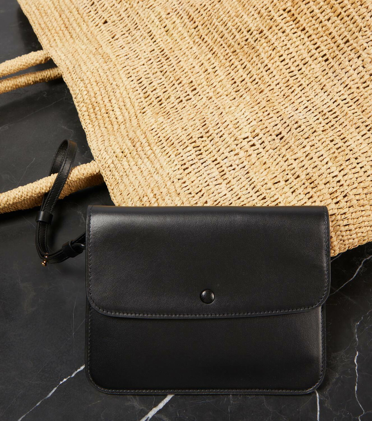 The Row Oregon Large raffia shopper The Row