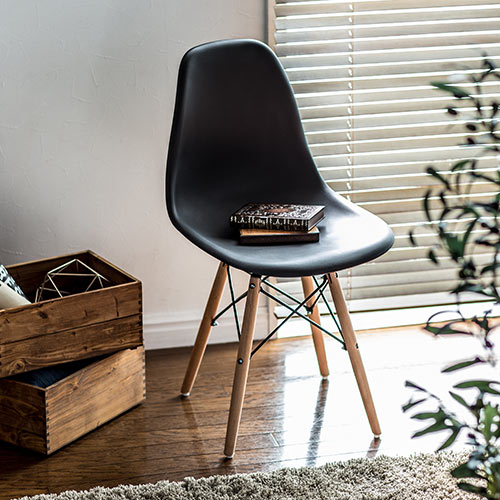 ダイニングチェア（360度回転・イームズ・カフェ・北欧・ミッド