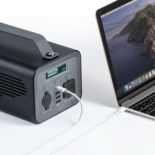 ポータブル電源（バッテリー・大容量231Wh・62400mAh・純正弦波・AC