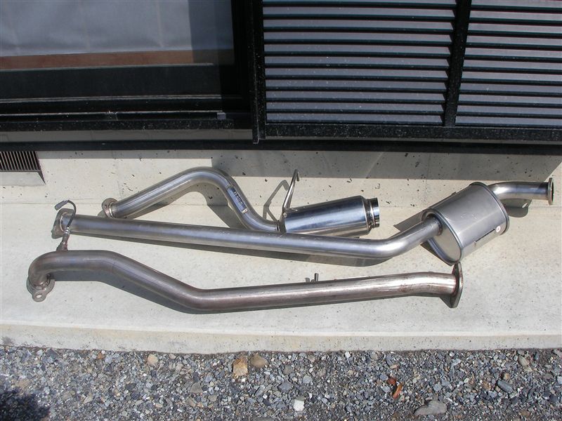 エッセにRS☆R社製ムーヴL150S用マフラーを付けてみる