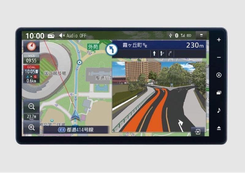 トヨタ(純正) 9インチベーシックナビ NMZN-Y73D のパーツレビュー