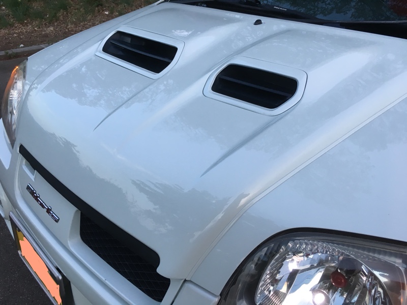 keiスペシャルボンネットに交換（スズキ Keiワークス）by 569640