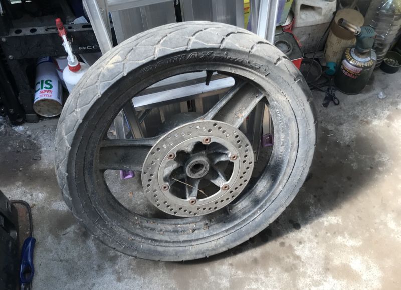 2型ホイールに交換（ホンダ CBR400F）by ネコヤマ - みんカラ