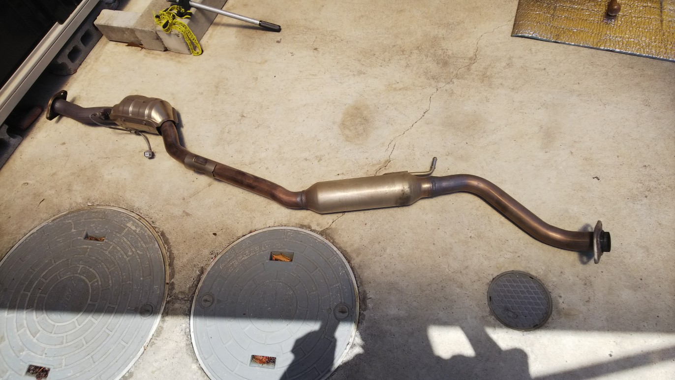 センターパイプ 純正→Be Free（マツダ ロードスター・ND）by mar