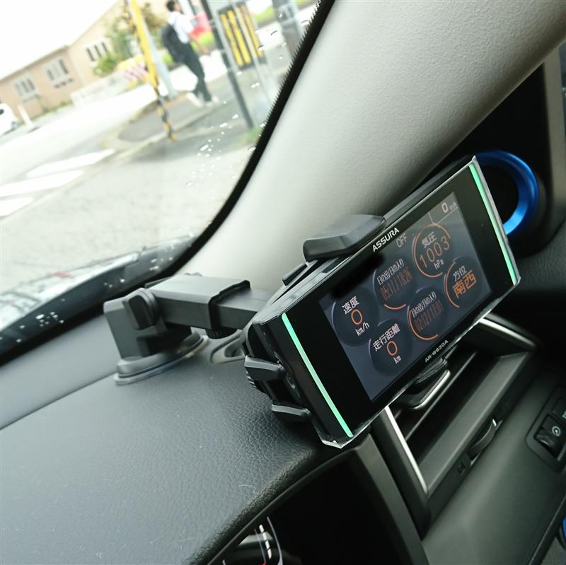 セルスターAR-W83GA一体型レーダー探知機本体の取付（ホンダ イン