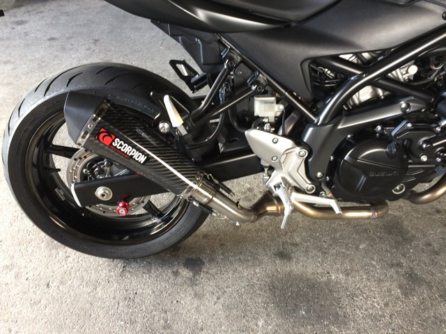 SCORPION セルケトテーパー スリップオンマフラー交換(詳細オマケ