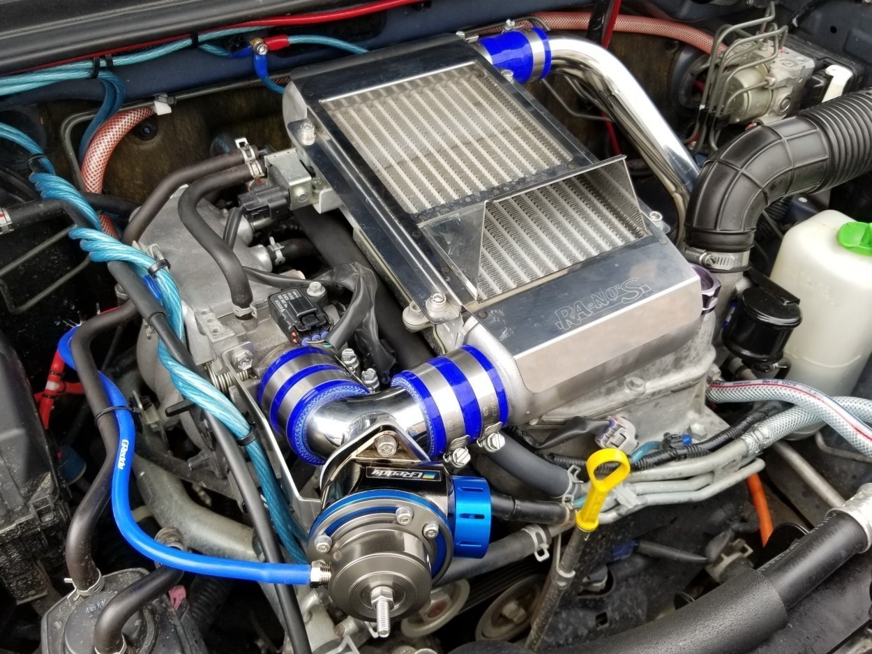 ブローオフバルブ & インテークパイプ取り付け♪（スズキ ジムニー