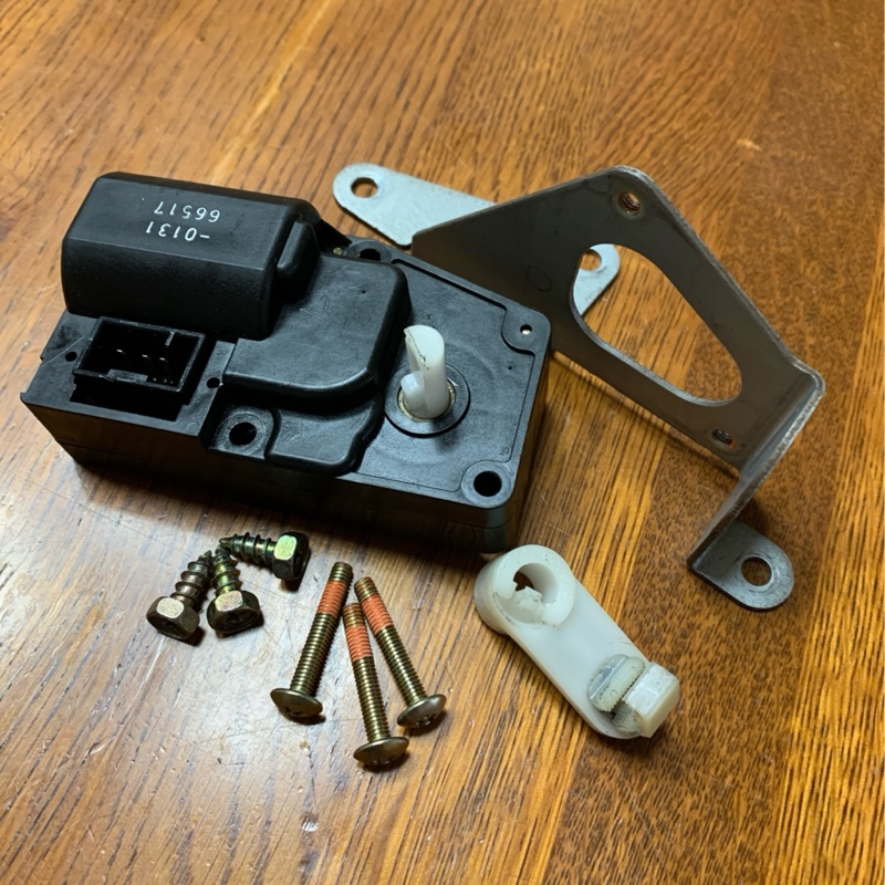 エアコン 手動化 → ミクスチャーモーター交換（日産 180SX）by cheez