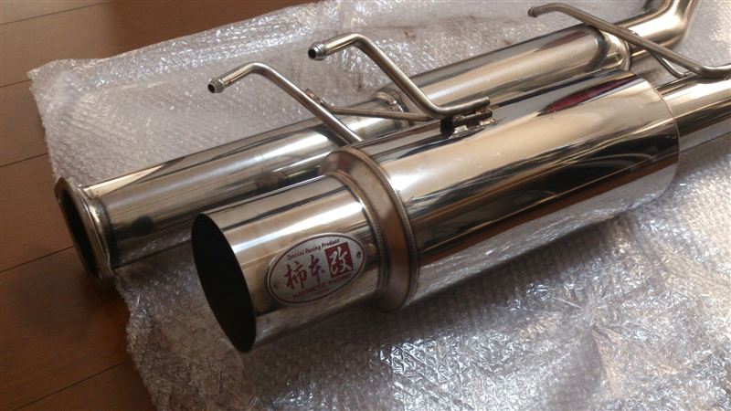 柿本改 HYPER2000 FULLMEGA N1+SINGLE（規制前）に交換（日産