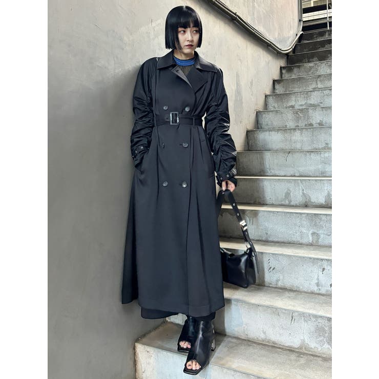 ドッキングトレンチコート[品番：MKSW0062315]｜MURUA（ムルーア）の