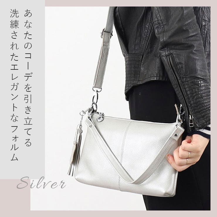 COOCO シュリンクレザー2WAYショルダーバッグ[品番：BCYW0034258