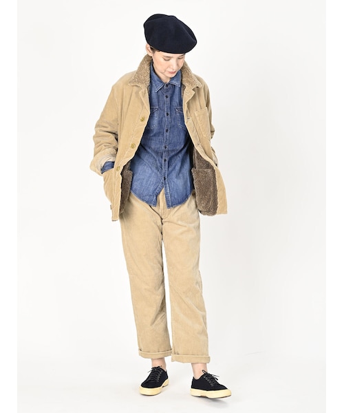 45R（フォーティファイブアール）の「コーデュロイ×ボアの908