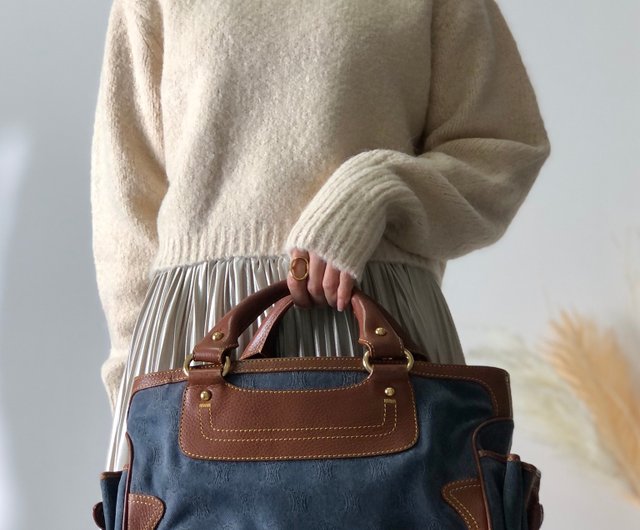 CELINE TRIOMPHE LEATHER BOOGIE HAND BAG 【公式通販】