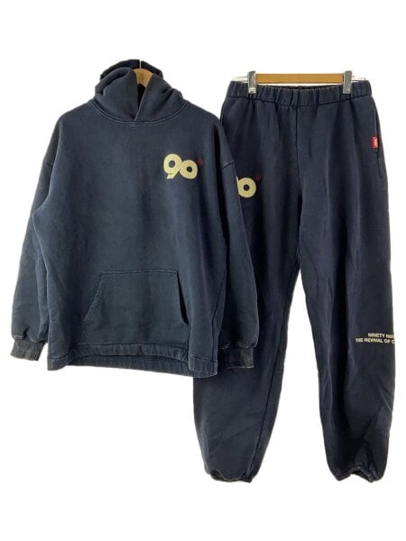 9090(ナインティナインティ) / セットアップ/M/コットン/NVY/NM1883