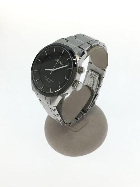 SEIKO(セイコー) / ソーラー腕時計/アナログ/--/BLK/SLV/7B24-0AR0