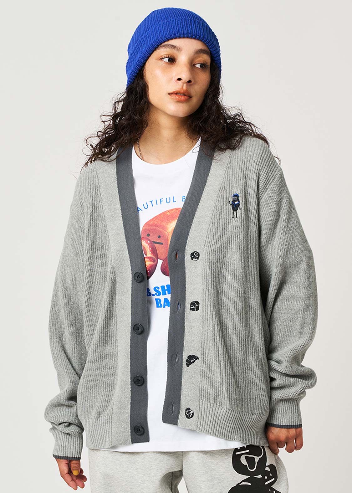 ビューティフルシャド－ベーカリー｜ニットカーディガン｜ユニセックス