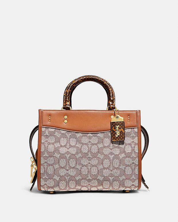 公式】COACH – コーチ | ローグ 25 シグネチャー テキスタイル ジャ