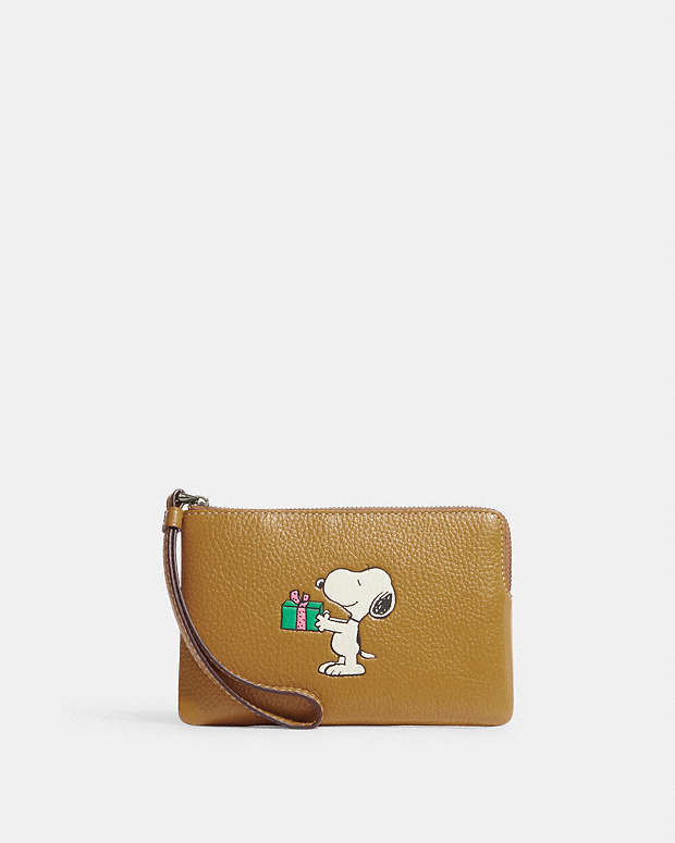 公式】コーチアウトレット | 【COACH X PEANUTS】コーナー ジップ