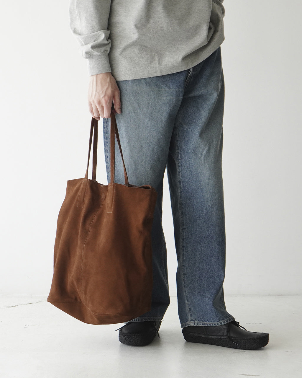 Morphée 3WAY LARGE TOTE（L size）OIL SUEDE BROWN L-OBR-1 正規取扱店