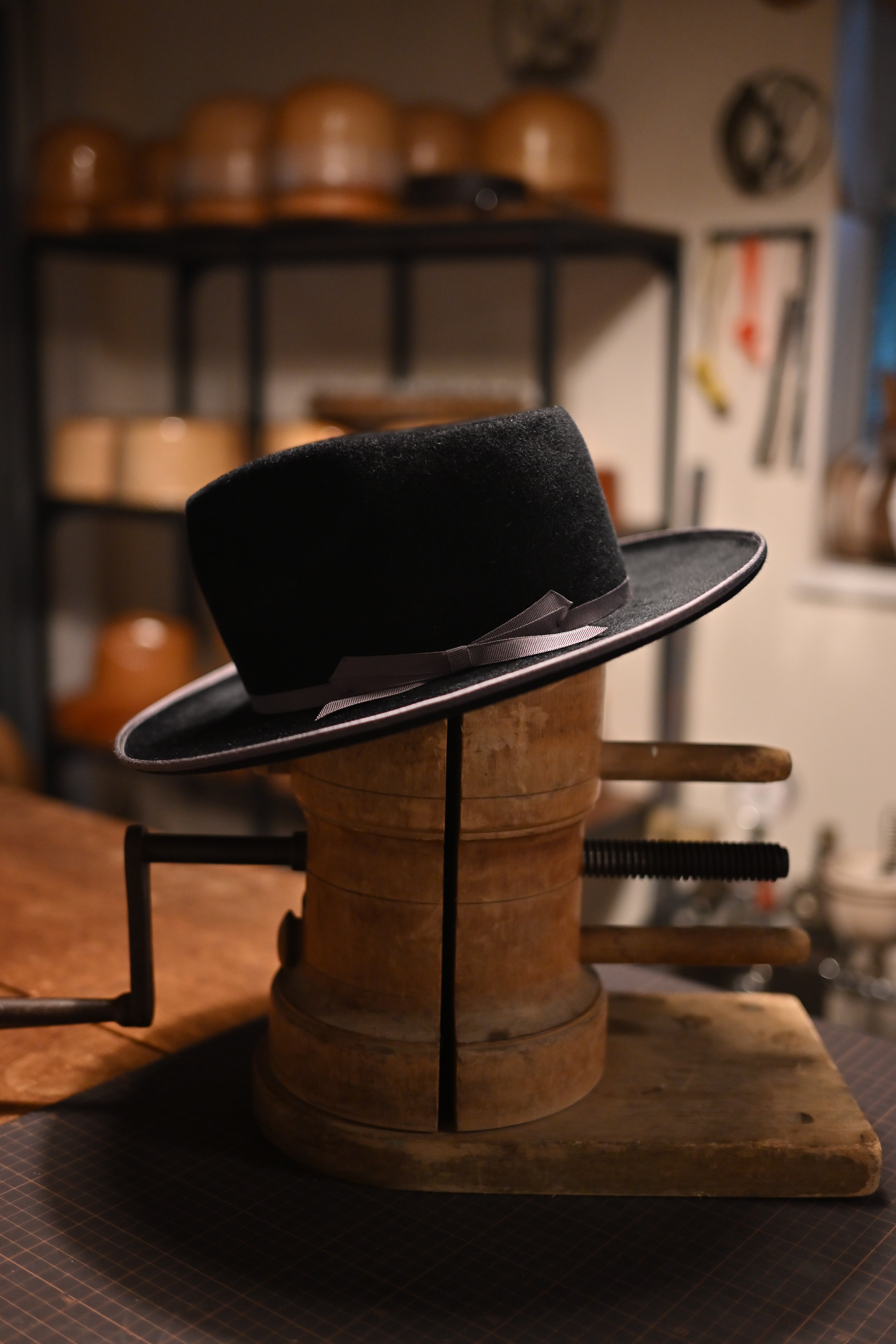 horn- Rabbit Fur Felt – CROWTED HATTERS