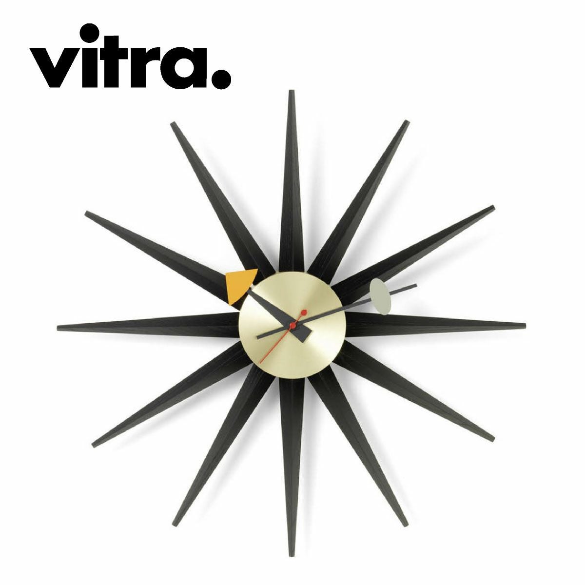Vitra（ヴィトラ） ネルソン サンバーストクロック ブラック