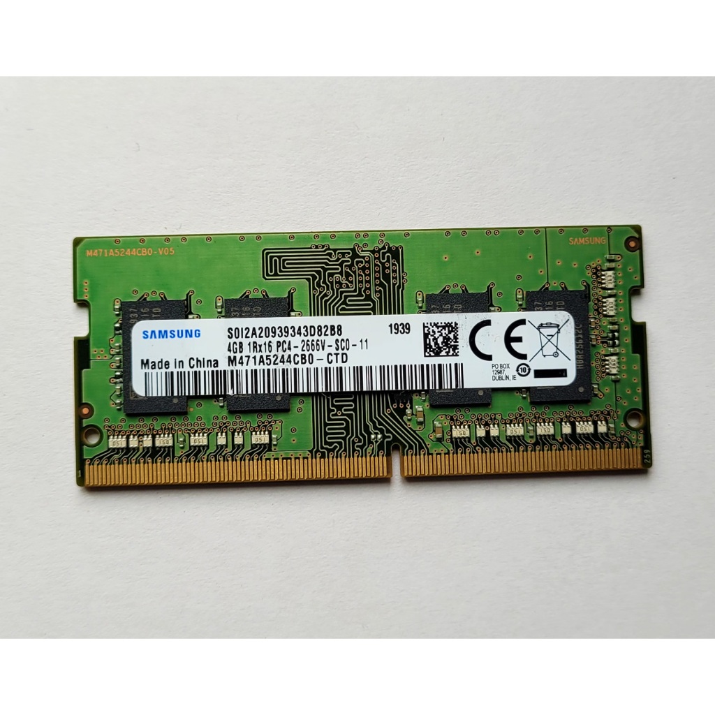 Memória RAM Samsung Notebook DDR4 4Gb 2666mhz PC4-2666V | Shopee