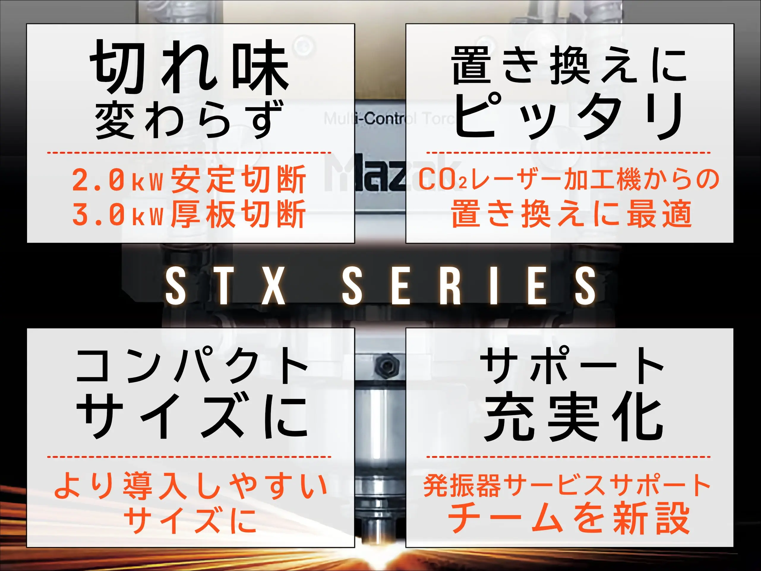 ファイバーレーザー加工機 STXシリーズ | マザック