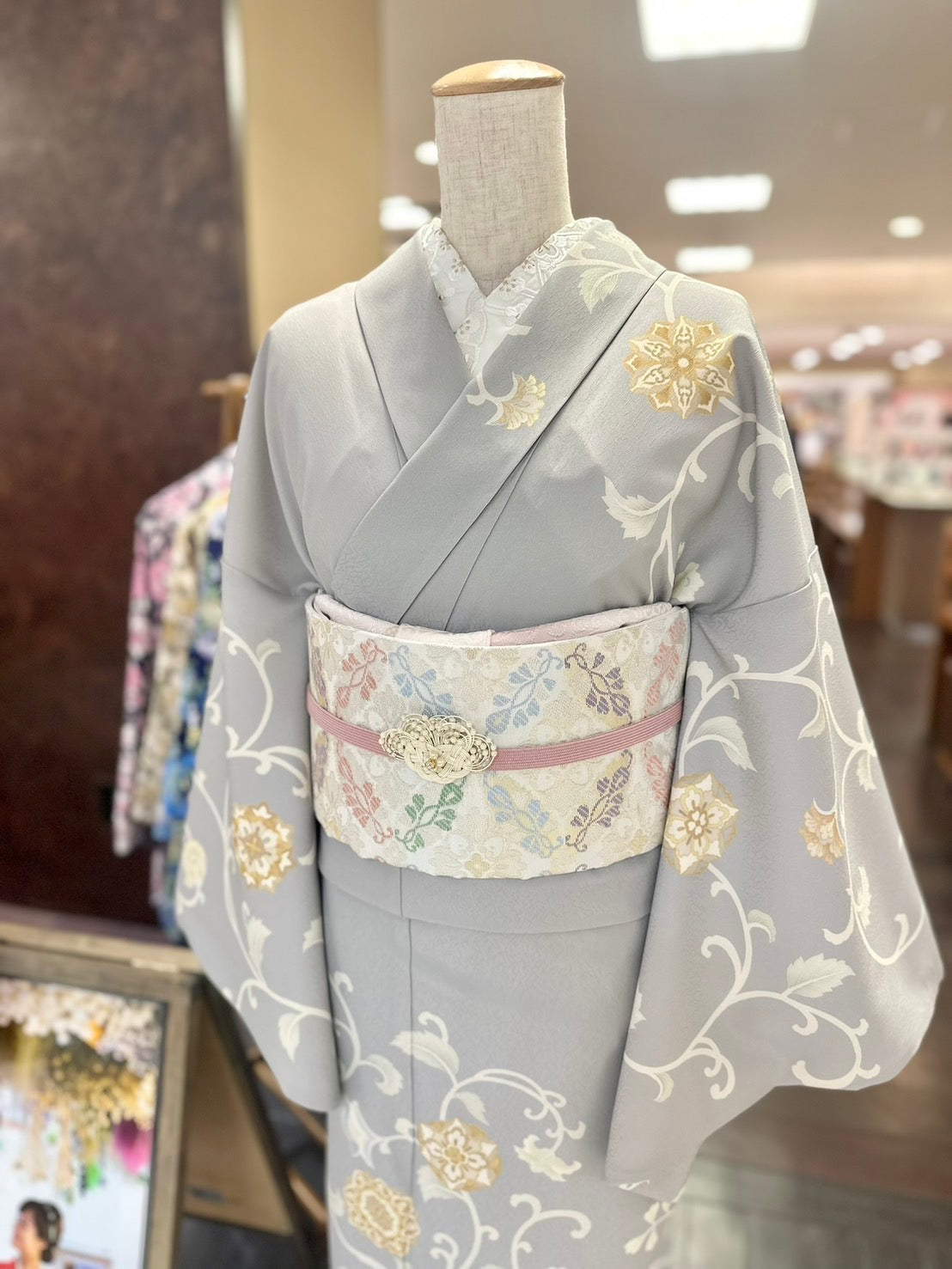 オリジナル訪問着 グレー – driccoきもの