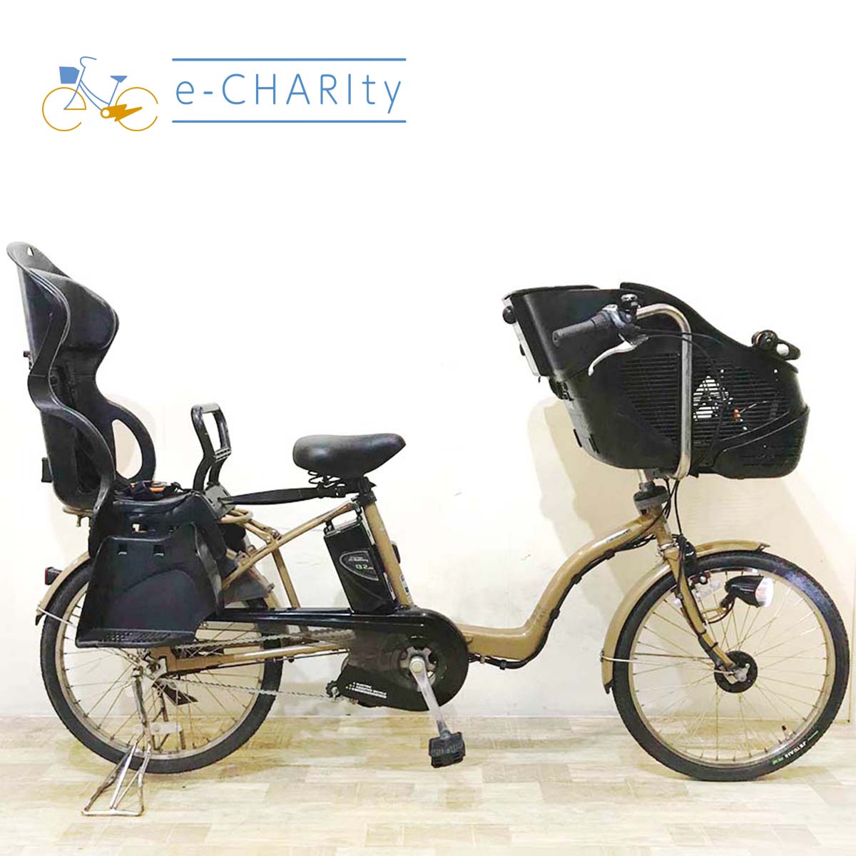 中古パナソニック ギュット・ミニ 電動自転車が格安！子供乗せモデル